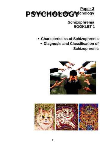 Schizophrenia Curriculum Bundle