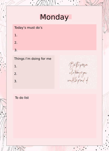 Daily electronic planner