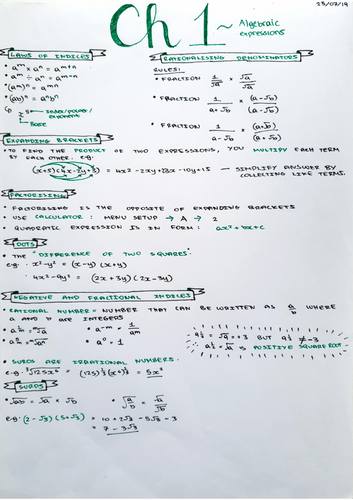 Pure Maths - Edexcel, Year 12