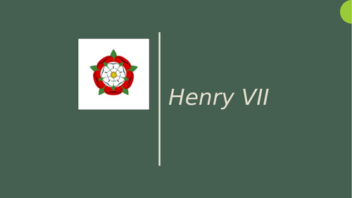 1C - AQA A Level History - Recovery/Revision SOL - Henry VII