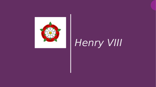 1C - AQA A Level History - Recovery/Revision SOL - Henry VIII