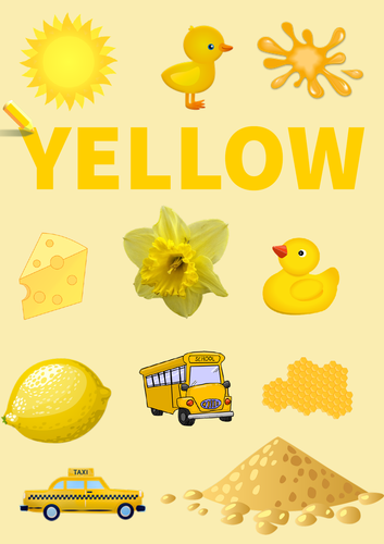 Colour Poster: Yellow