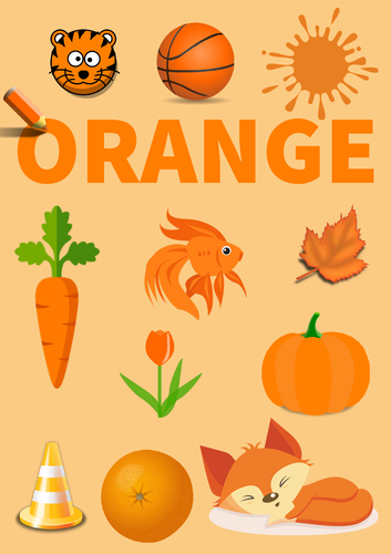 Colour Poster: Orange