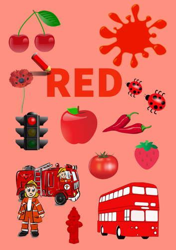 Colour Poster: Red