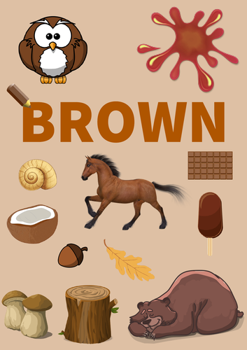 Colour Poster: Brown