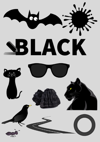 Colour Poster: Black