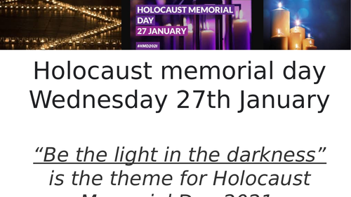 Holocaust Memorial Day Assembly - Muslim rescuers of the Holocaust.