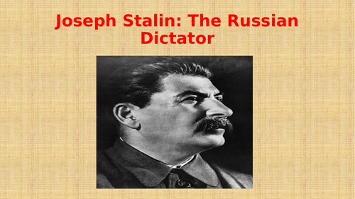 Joseph Stalin: Rise to power, establishment of totalitarian Government and Cult of personality