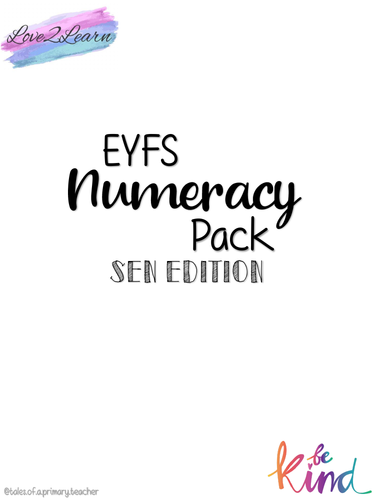 EYFS SEN Numeracy Pack