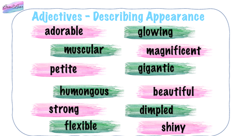 Describing Appearance Adjectives