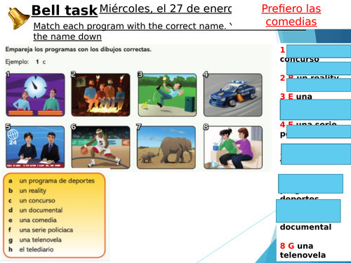 Y8 Spanish - Prefiero las comedias / TV programmes REMOTE (Viva 2)