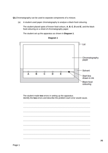 AQA GCSE Chemistry (9-1) - C1.4 Fractional distillation and paper chromatography FULL LESSON