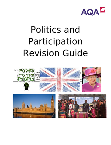 Political Power in the UK Revision Guide and Questions