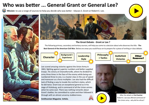 General Grant V General Lee