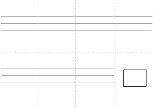 Blank Zig Zag Story Book Template