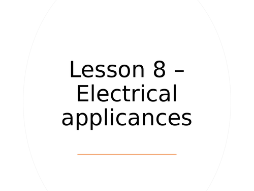 AQA GCSE Physics (9-1) - P1.8 Electrical appliances  FULL LESSON