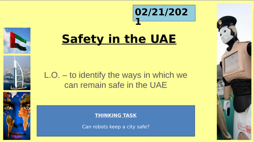 UAE Social Studies - Safety in the UAE