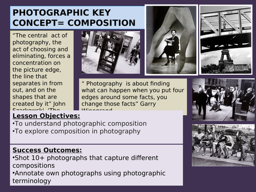 Photography key element Composition