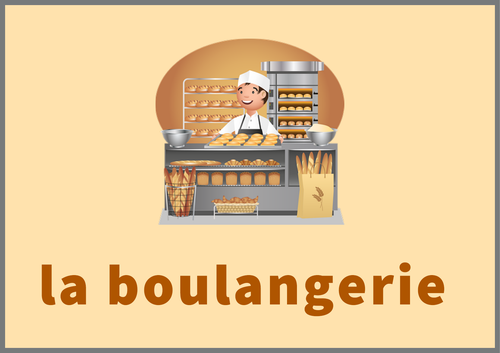 À la Boulangerie 2: 26 A4 Flashcards to support Lesson Plan