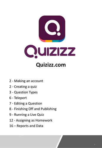 Quizizz Guide