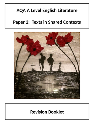 AQA A Level English Lit Paper 2A Complete revision booklet