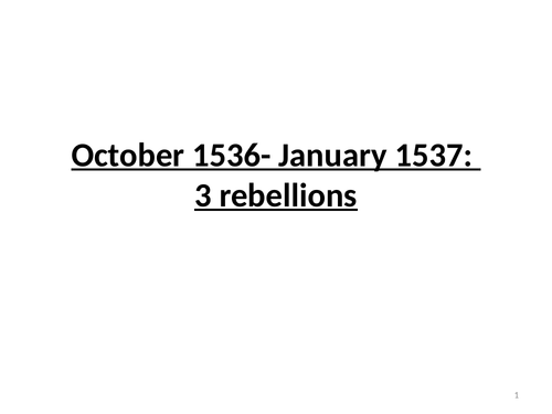 1536 rebellions