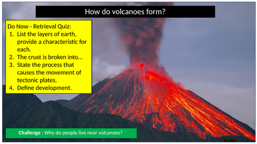 Volcanoes Form