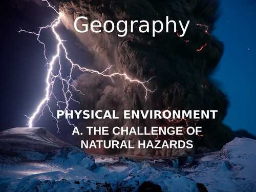 AQA Natural Hazards; PART 2 Atmospheric Hazards (Ppt lessons and accompanying student booklet)