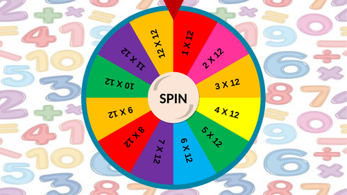 Times Tables Spinners