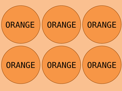 Colour Theory Colour Types Match Game