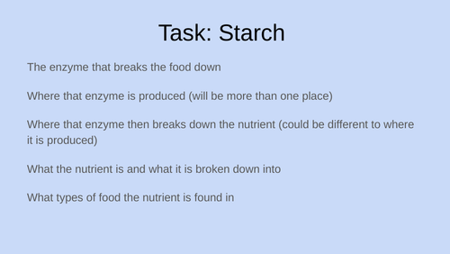 BTEC level 3 Applied science Unit 8 C digestive system