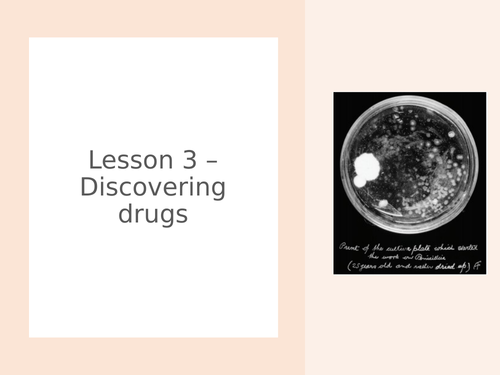 AQA GCSE Biology (9-1) B6.3 Discovering drugs - FULL LESSON