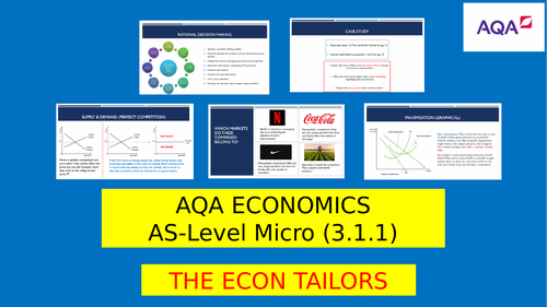 AQA AS-Level Economics, Microeconomics (3.1.1 COMPLETE)  - THEECONTAILORS