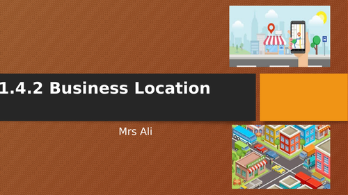 GCSE Business Location