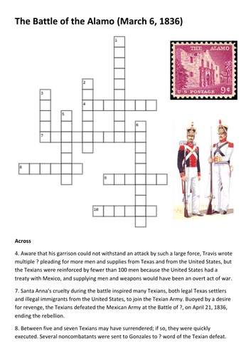 The Alamo Crossword