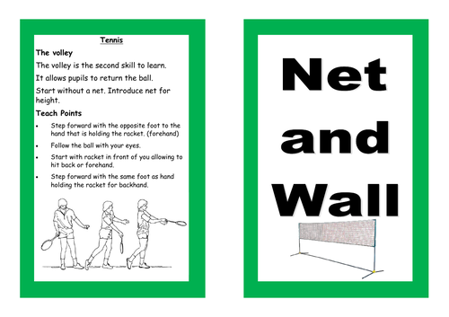 Net and Wall Resource Card