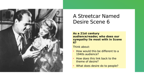 a streetcar named desire opening scene essay