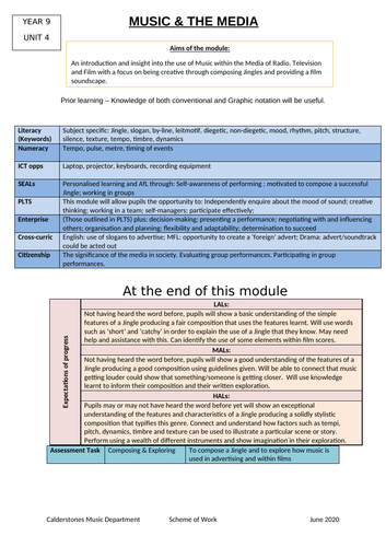 Music & The Media (Jingles & Film)