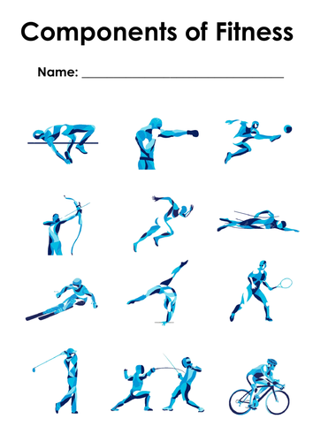 Components of Fitness Work Booklet (GCSE PE OCR)