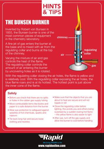 THE BUNSEN BURNER
