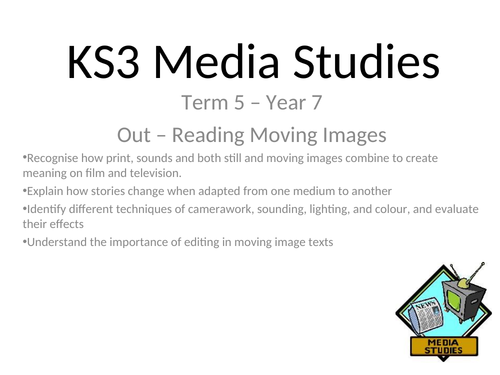 KS3 Media Studies Reading Moving Images