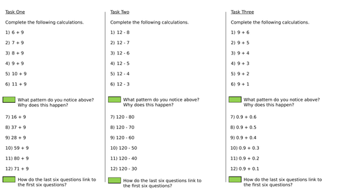 Number Fluency (Addition and Subtraction)