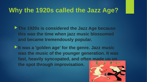 Why was the 1920s USA called the Age of Jazz and Flappers?