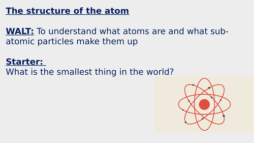 KS3 - The Atom