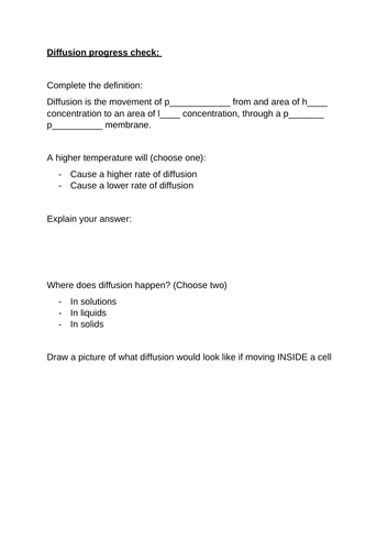 Diffusion low ability