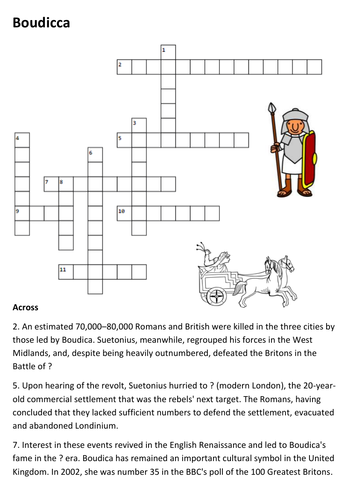 Boudicca Crossword