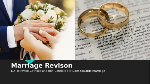 Marriage Revision Edexcel GCSE