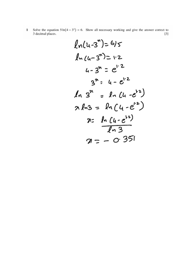 CIE    PURE MATHEMATICS 3 0CT NOV 2019/32
