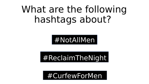 Sarah Everard (1 hour lesson)