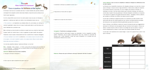 [French, ethics] Texte à morale - "Le hérisson et les lapins"